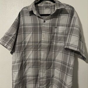 Gray Plaid Men's Shirt